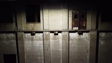 Aerial Abandoned Grain elevator Video stock 150243794