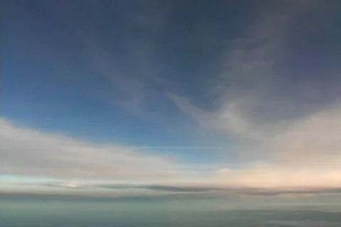 Aerial above clouds 02 Stock Footage 491390
