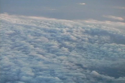 Aerial above clouds 04 Stock Footage 491396