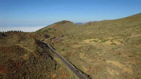 Aerial: above the clouds Stock Footage 55051738