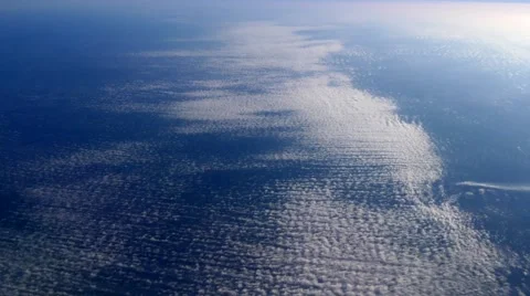 Aerial above Cumulus Cloud formation, 4K WIDE Stock Footage 56222662