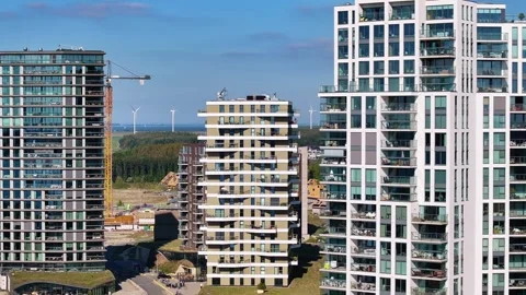 Aerial Almere Duin Video stock 287329633