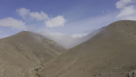 Aerial, Along The Coast Of The Sevan Lake, Armenia Stock Footage 172230504