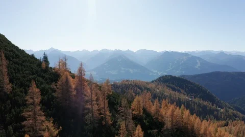 Aerial of alpine landscape Video stock 121676526