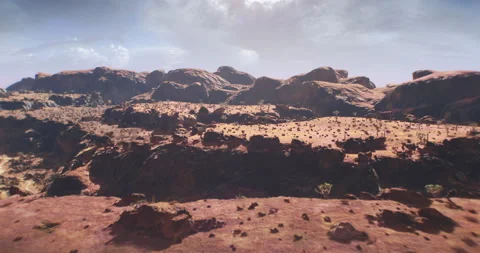 Aerial of an ancient desert Видео 245211683