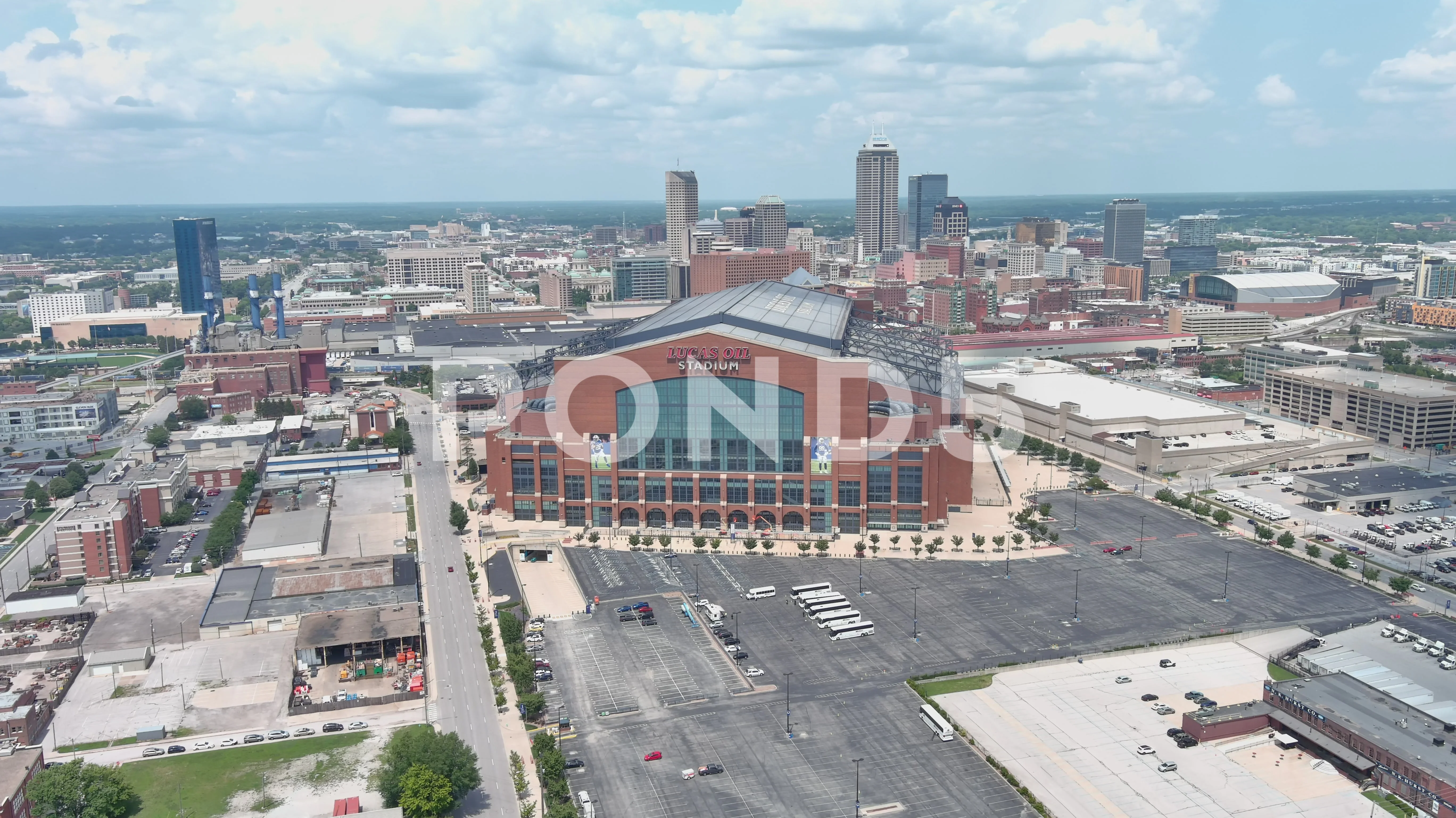 An Aerial View Of The Dallas Cowboys Stadium Background, Lucas Oil