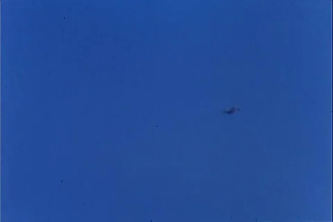 Aerial attack on enemy positions at Hill 881 North during the Hill Fights - 1967 Stock Footage 112196055