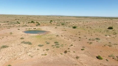 Aerial of Australian outback Stock Footage 72122234