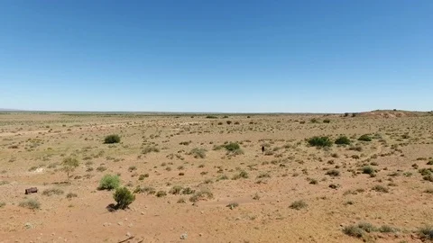 Aerial of Australian outback Stock Footage 72123013