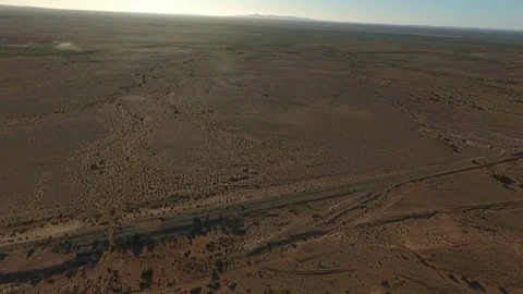 Aerial of Australian outback Stock Footage 72123398