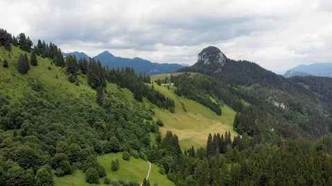 Aerial Austrian Alps 스톡 동영상 91975638