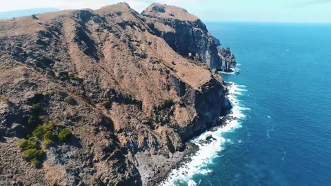 Aerial Background Video Pattern of Paradise Peaceful Island. Stock Footage 275638187