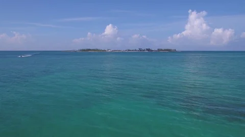 Aerial Bahamas Nassau July 2017 Sunny Day 4K Inspire 2 Stock Footage