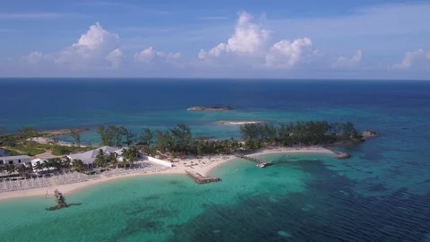 Aerial Bahamas Nassau July 2017 Sunny Day 4K Inspire 2 Stock Footage