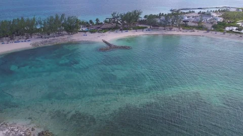 Aerial Bahamas Nassau July 2017 Sunny Day 4K Inspire 2 Stock Footage
