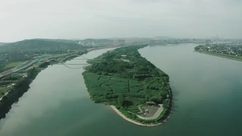 Aerial Baxi Island Stock Footage 166014256