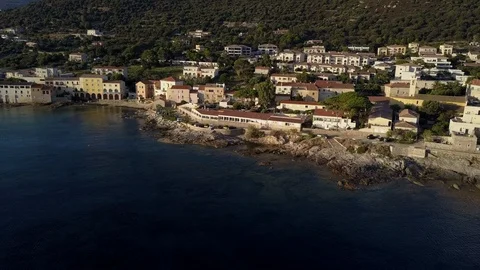 Aerial Bay in Summer  Stock Footage 120131273