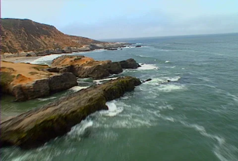 Aerial beach 04 Stock Footage 620699