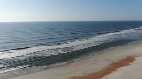 Aerial beach and ocean Stock Footage 201537530