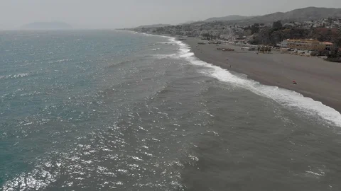 Aerial beach Stock Footage 97278700