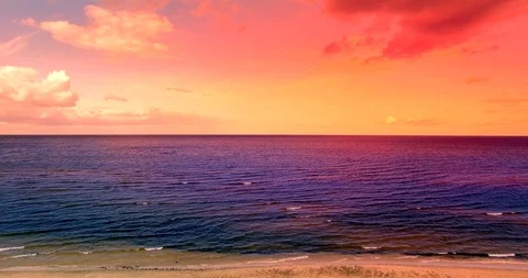 Aerial beach Stock Footage 100920909