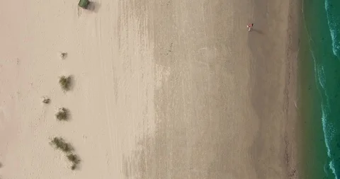 Aerial beach Video stock 100920945