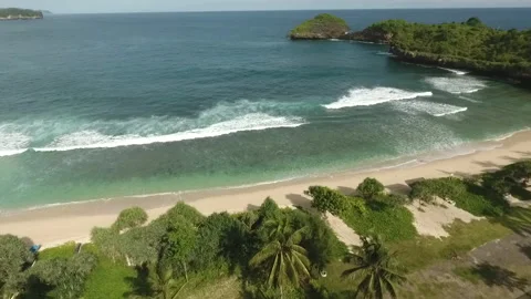 Aerial beach Stock Footage 270232899