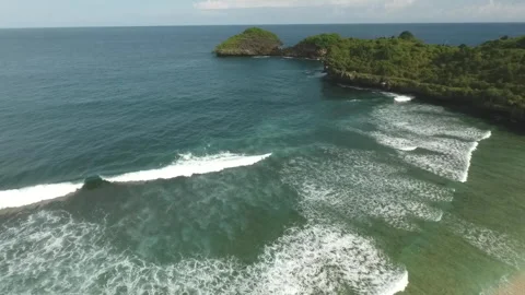 Aerial beach Stock Footage 270232939