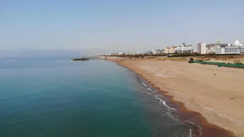 Aerial Beach Landscape 動画素材 186928876