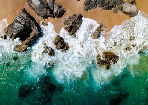 Aerial Beach Stock Photos
