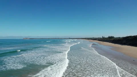 Aerial beach shot Stock Footage 195132389