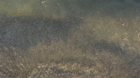 Aerial - Beach at Sunset - Closeup to Pullup Shot Vídeo Stock 103691276