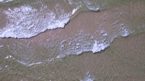 Aerial Beach View Video stock 77076704