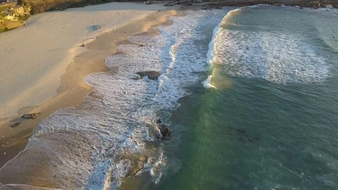 Aerial beach view Stock Footage 105628631