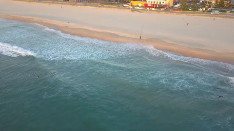 Aerial beach view Stock Footage 105628633