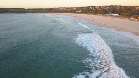 Aerial beach view Stock Footage 105628651