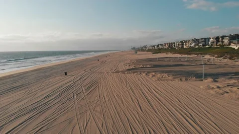 Aerial Beach view Stock Footage 131985210