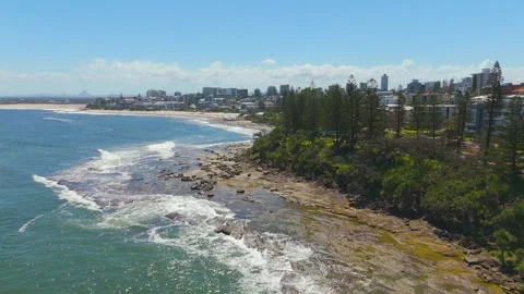 Aerial beach view 库存影片 262409134