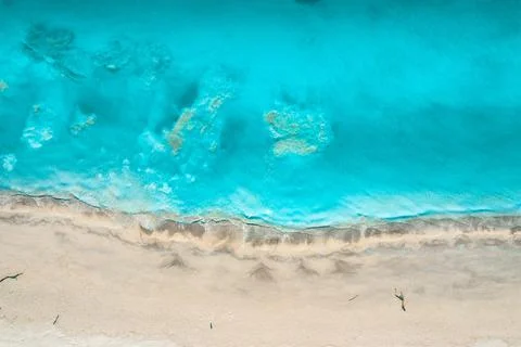 Aerial beach view Stock Photos