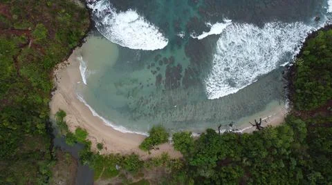 Aerial Beach View Stock Photos