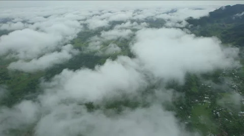 Aerial of beautiful cloudscape Stock Footage 63060859