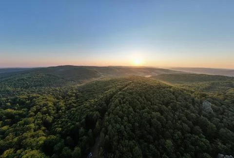 Aerial beautiful dramatic sky Stock Photos