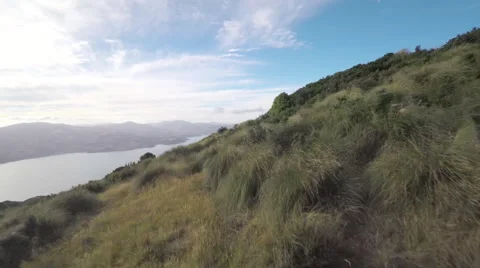 Aerial of beautiful mountain Stock Footage 65885481