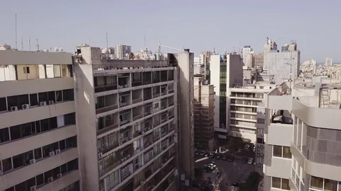 Aerial of Beirut Stock Footage 81534543