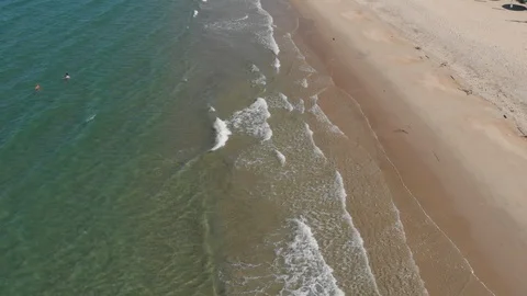 Aerial: beutiful ocean, Vietnam Stock Footage 101720956