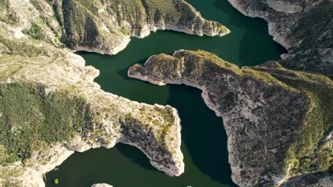 Aerial of Big Tujunga Dam Stock Footage 155904222