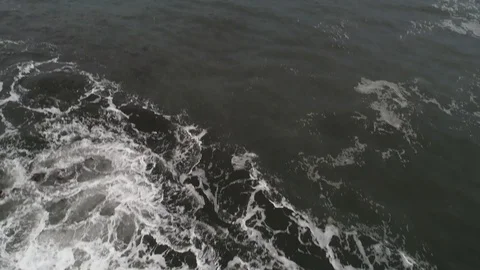 Aerial black sand beach 스톡 동영상 100737663