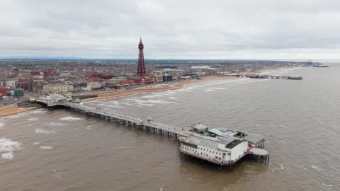 Aerial Blackpool Footage1 Stock Footage 340846903