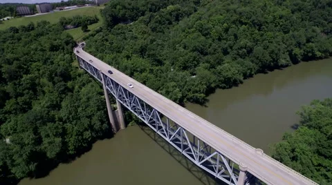 Aerial of a Bridge Stock Footage 64161083
