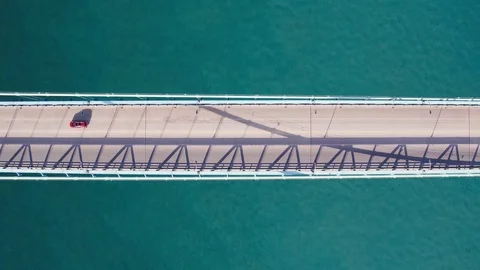 Aerial Bridge View Video stock 76717794